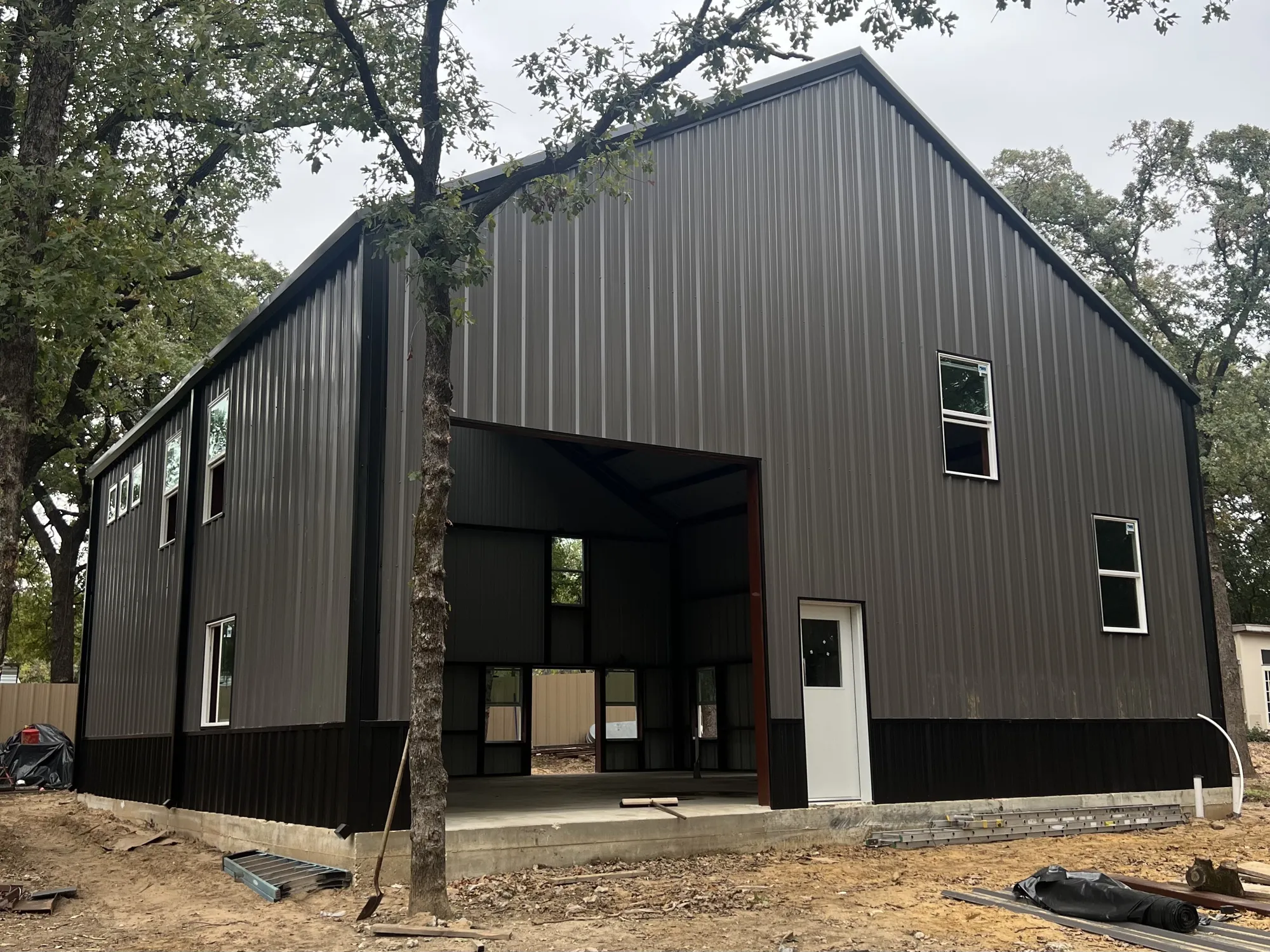 Specialty framing on custom home with complex structure and load paths